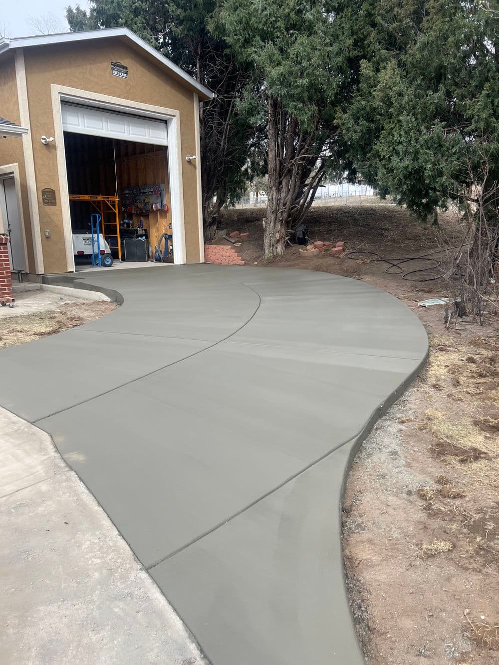 Concrete Driveway Installation image